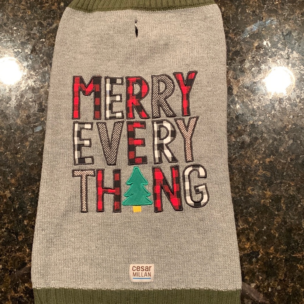 NEW! Large dog sweater by Cesar Milan-never used